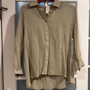 Sage blouse in size small